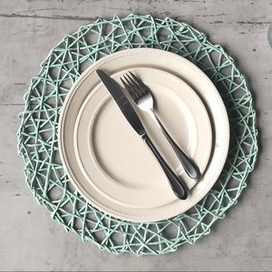 Woven Dinner Plate Chargers - set of 8